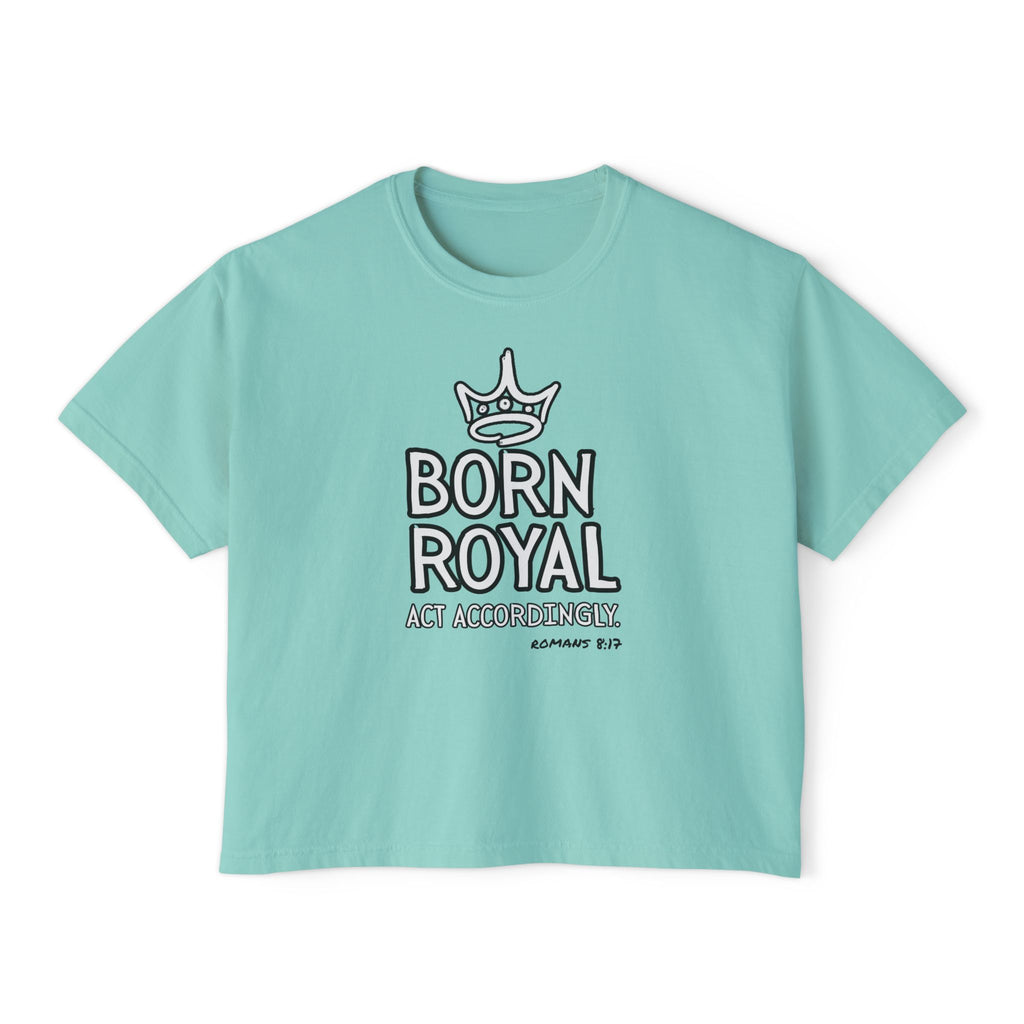 Born Royal Women's Boxy Tee | Christian Streetwear T-Shirt