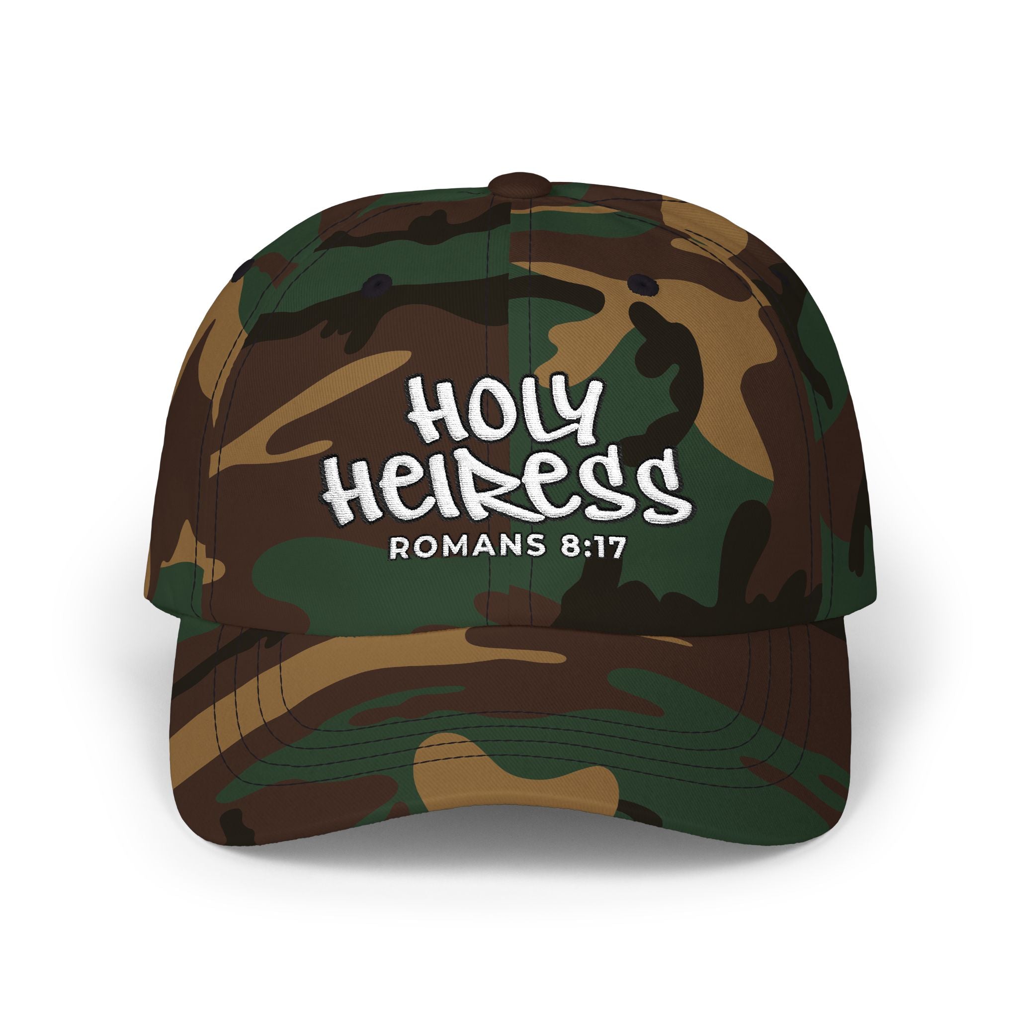 Holy Heiress Dad Cap | Christian Streetwear Hat | Romans 8:17