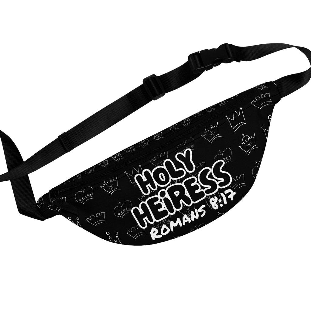 Holy Heiress Fanny Pack | Christian Crossbody Bag | Romans 8:17 Streetwear