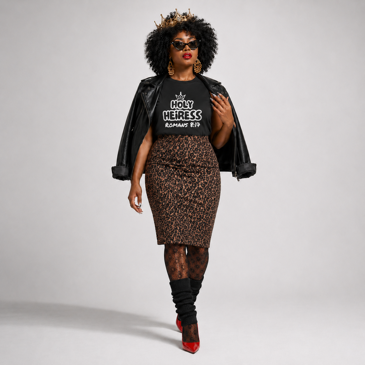 Holy Heiress Christian T-Shirt | Romans 8:17 Scripture Tee