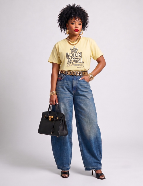 Born Royal Women's Boxy Tee | Christian Streetwear T-Shirt
