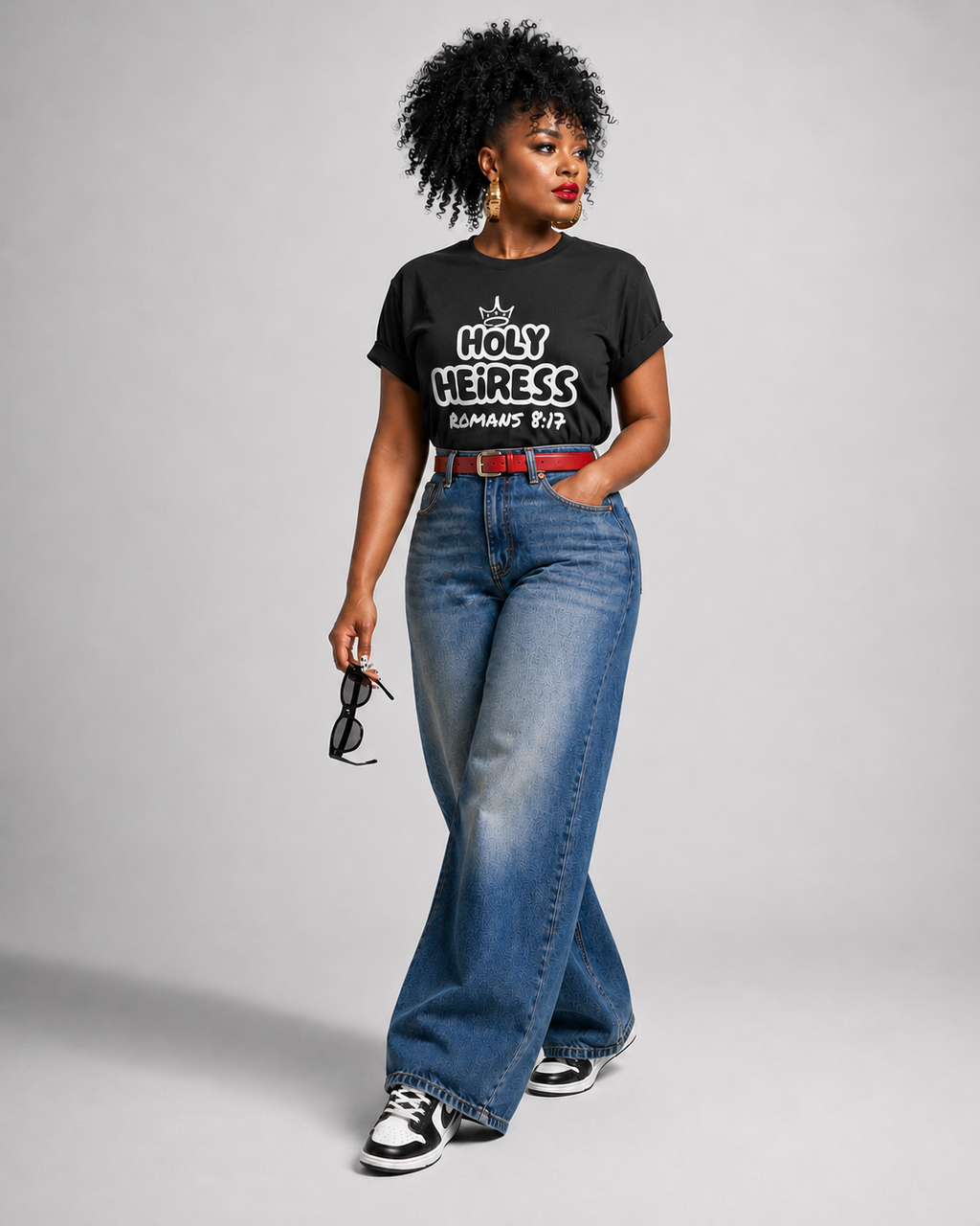 Holy Heiress Christian T-Shirt | Romans 8:17 Scripture Tee