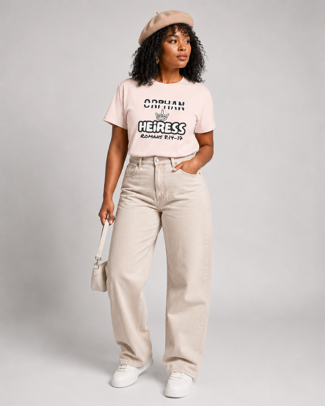Orphan to Heiress Tee | Christian Graphic Shirt | Romans 8:14–17 Faith Apparel