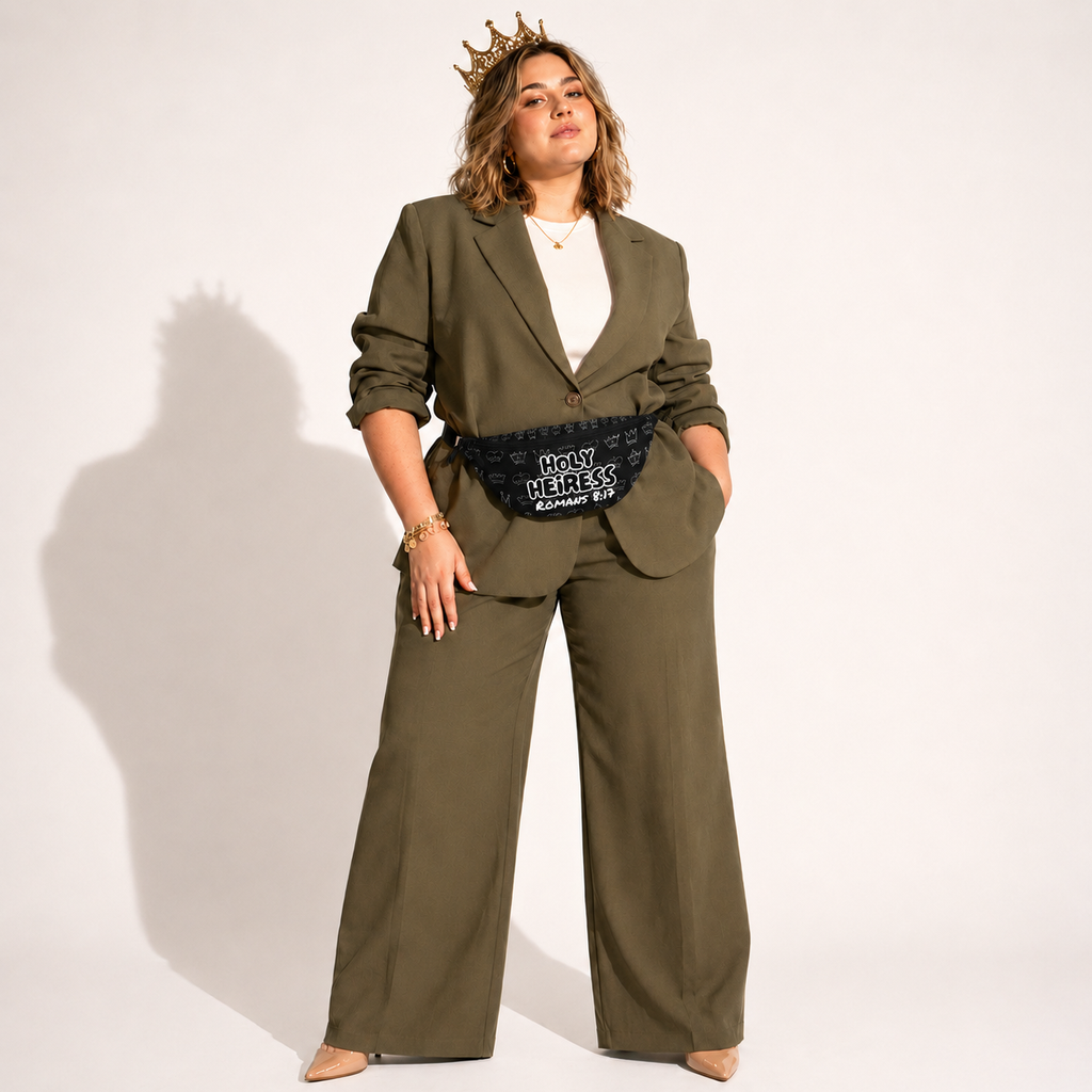 Holy Heiress Fanny Pack | Christian Crossbody Bag | Romans 8:17 Streetwear