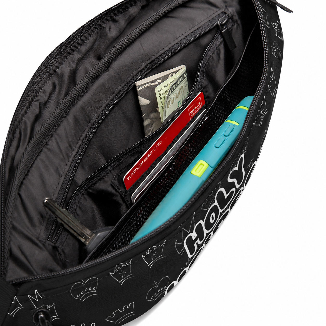 Holy Heiress Fanny Pack | Christian Crossbody Bag | Romans 8:17 Streetwear